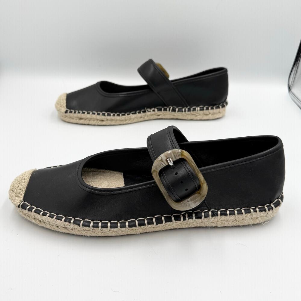 Frye and Co. Jatani women's size 9 Black, Mary Jane Espadrille - Picture 6 of 11